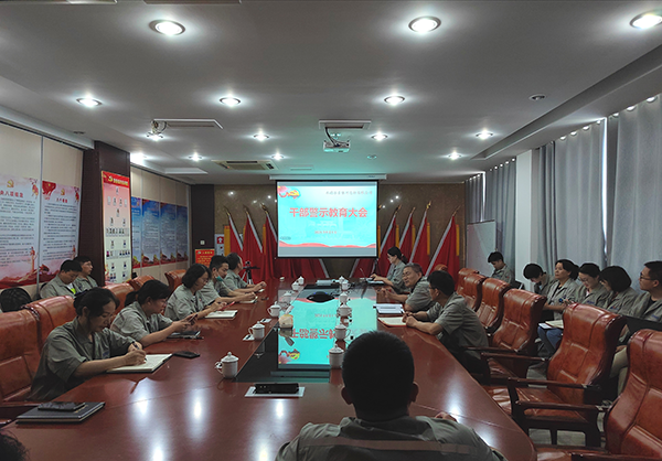 The Discipline Inspection Commission of Chengde suken Galaxy connecting rod Co., Ltd. held a cadre w